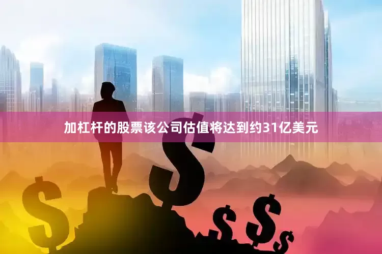 加杠杆的股票该公司估值将达到约31亿美元
